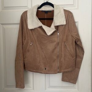 Faux Suede Jacket Large